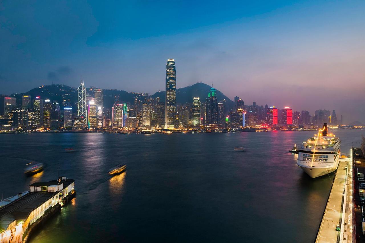 Marco Polo Hongkong Hotel Eksteriør bilde Victoria Harbour