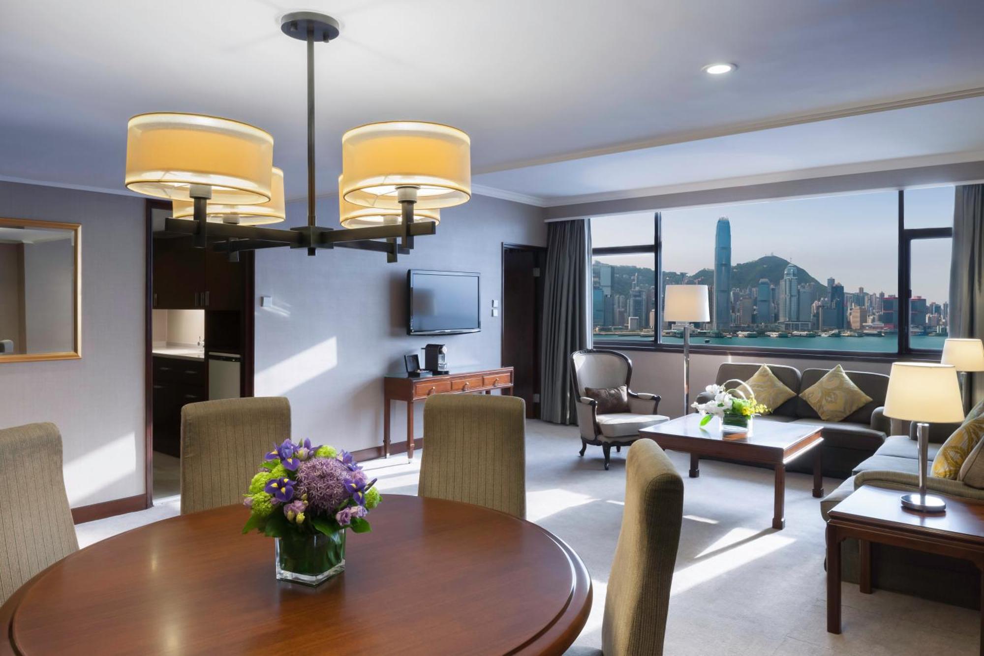 Marco Polo Hongkong Hotel Eksteriør bilde A suite at the hotel