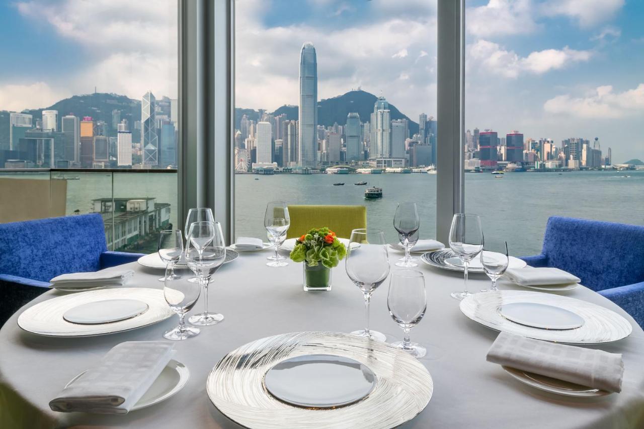 Marco Polo Hongkong Hotel Eksteriør bilde View from the restaurant